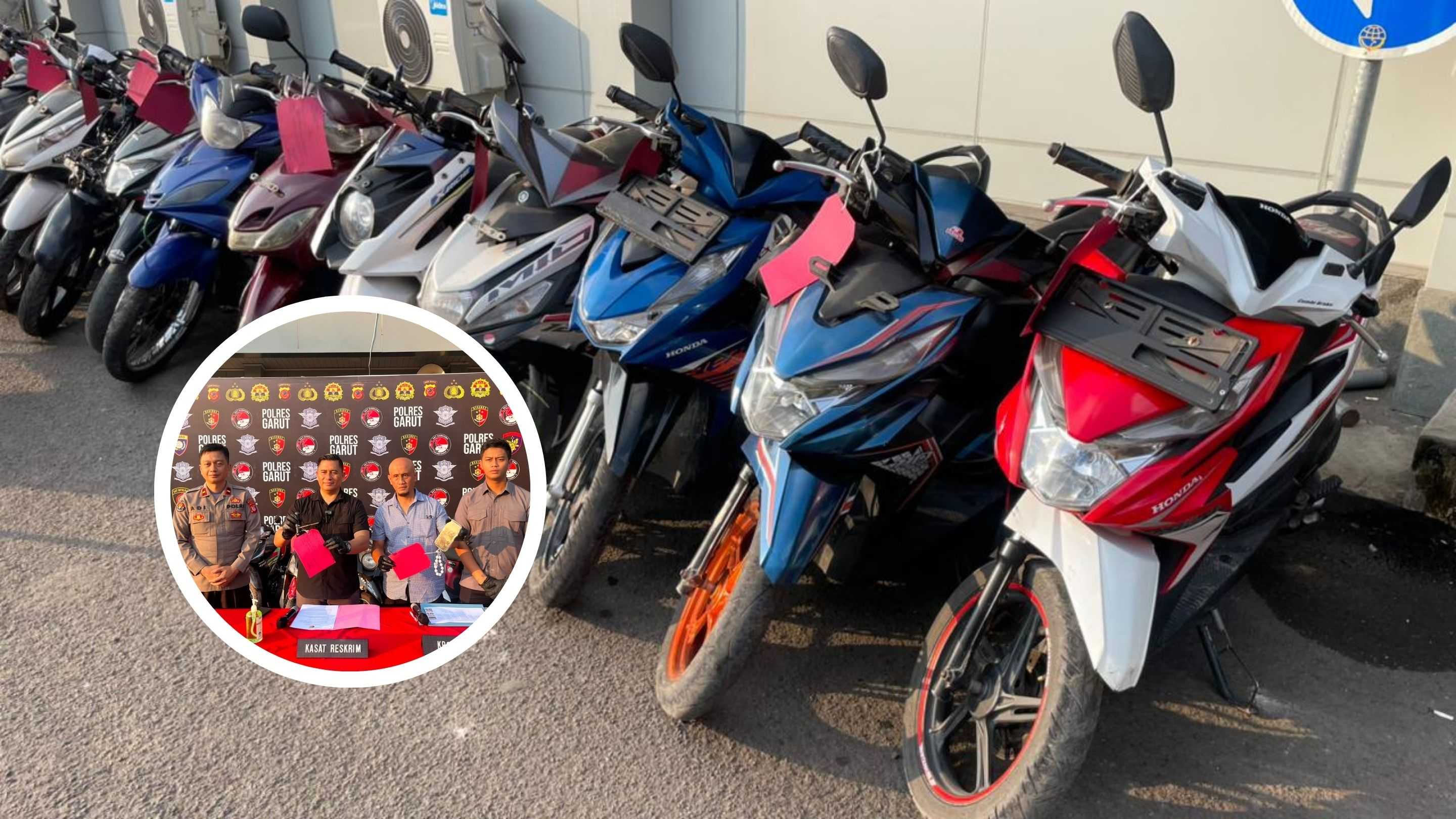 Tim Sancang Tangkap Residivis Curanmor, 17 Sepeda Motor Jadi Barang Bukti